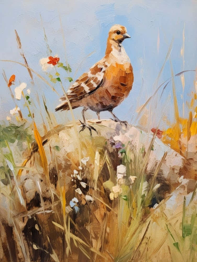 Bird Painting Partridge 2