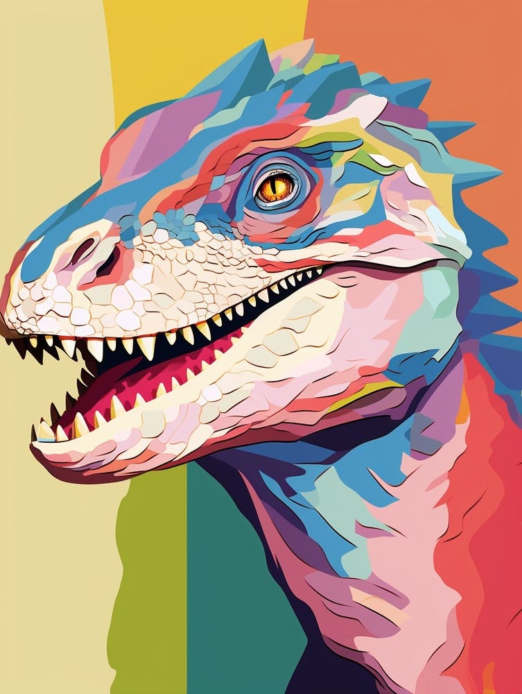 Colourful Dinosaur Eoraptor 2