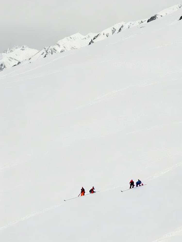Andermatt, Switzerland Minimal Skiing Poster
