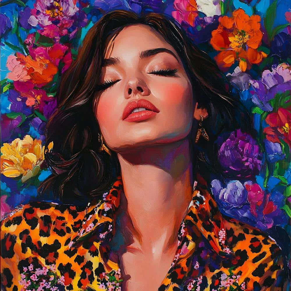 Beautiful Woman With Flowers 3