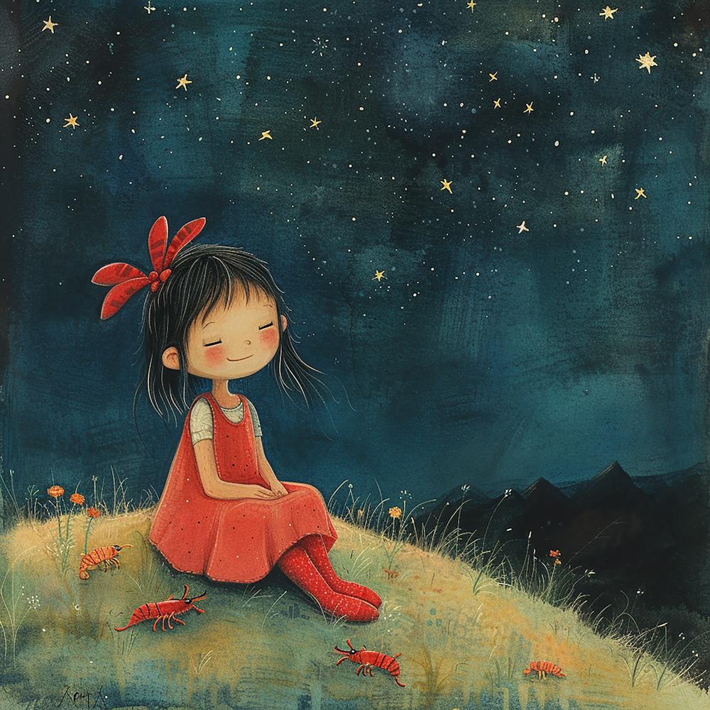 Little Girl Under The Stars 1