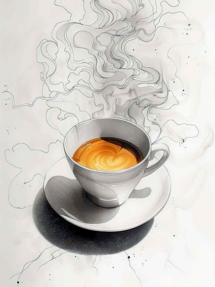 Coffee Cup With Smoke 1