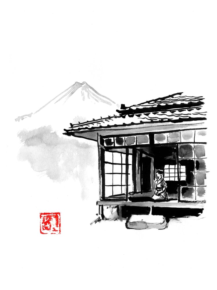 Geisha Living At Fuji