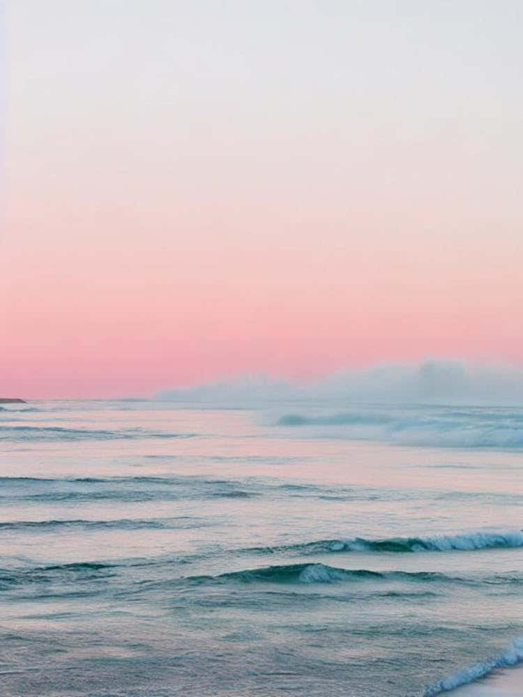 Croyde Bay Beach, Devon Pink Photography 1