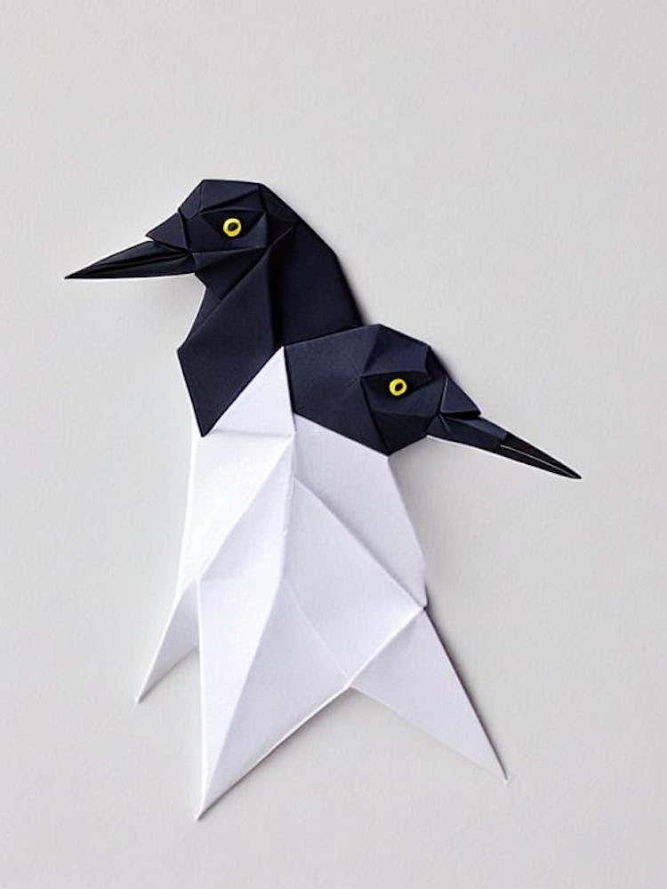 Common 2 Loon Origami Bird