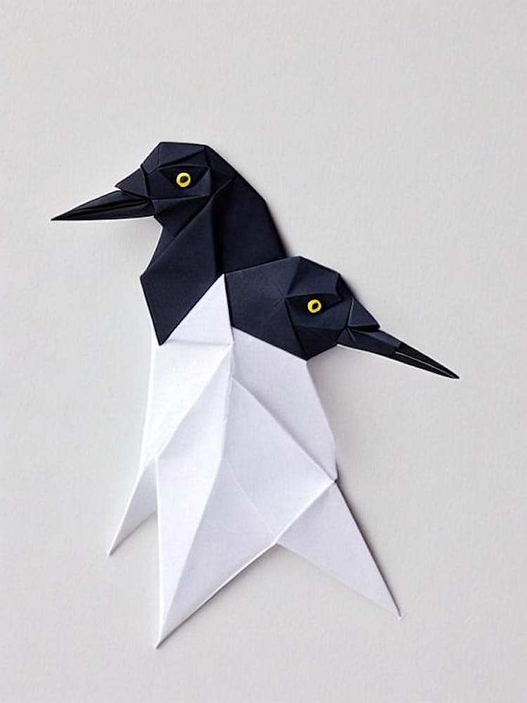 Common 2 Loon Origami Bird