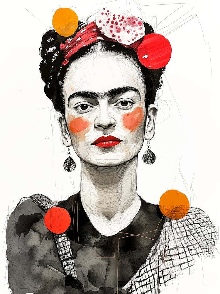 Frida Kahlo portrait 3