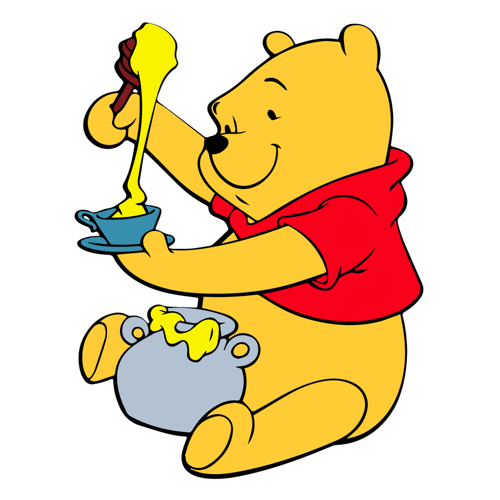 Winnie The Pooh and honey