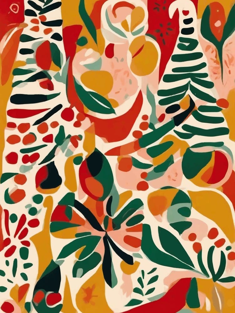 Abstract Painting Christmas Matisse