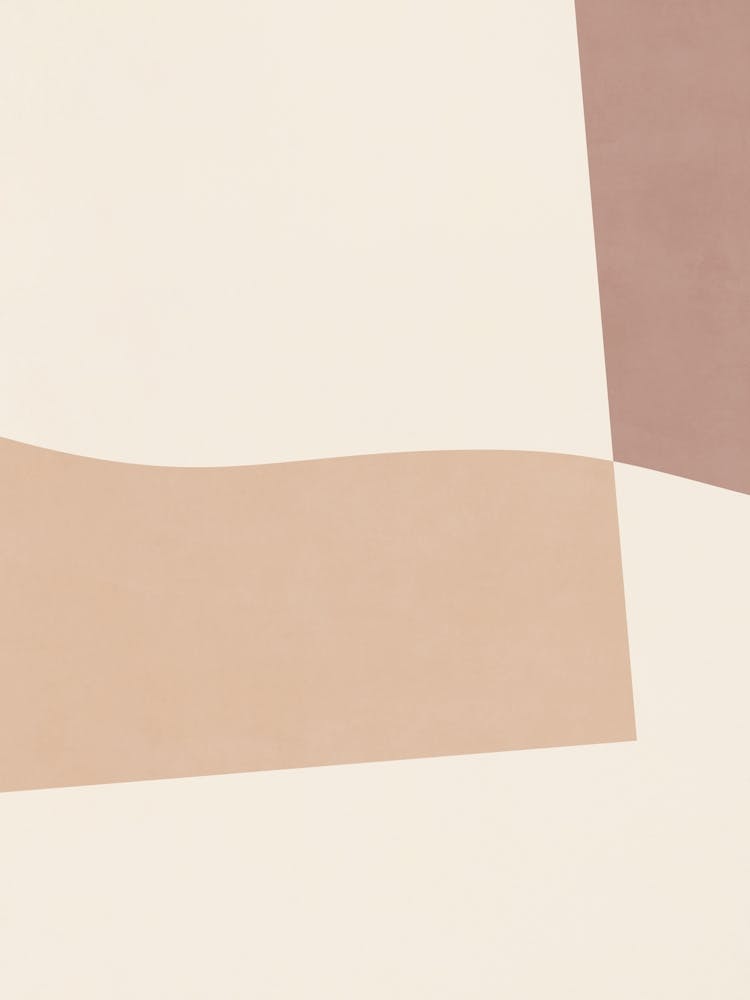 ABSTRACT MINIMALIST GEOMETRY - NUDE 01