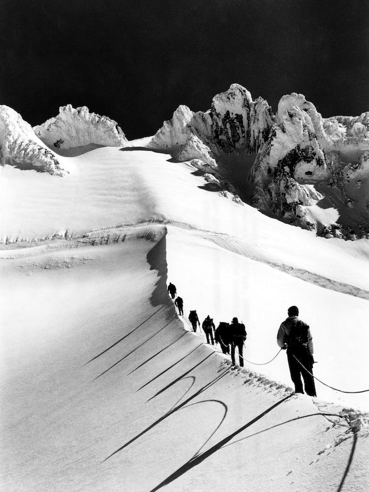 Mazamas Climbing Mt Hood Oregon 1963