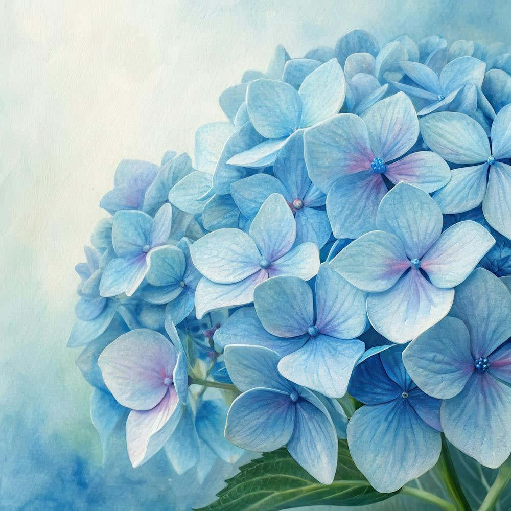 Blue Hydrangea