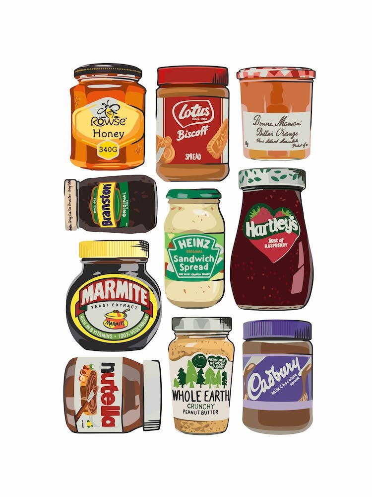 Kitchen Jars Art