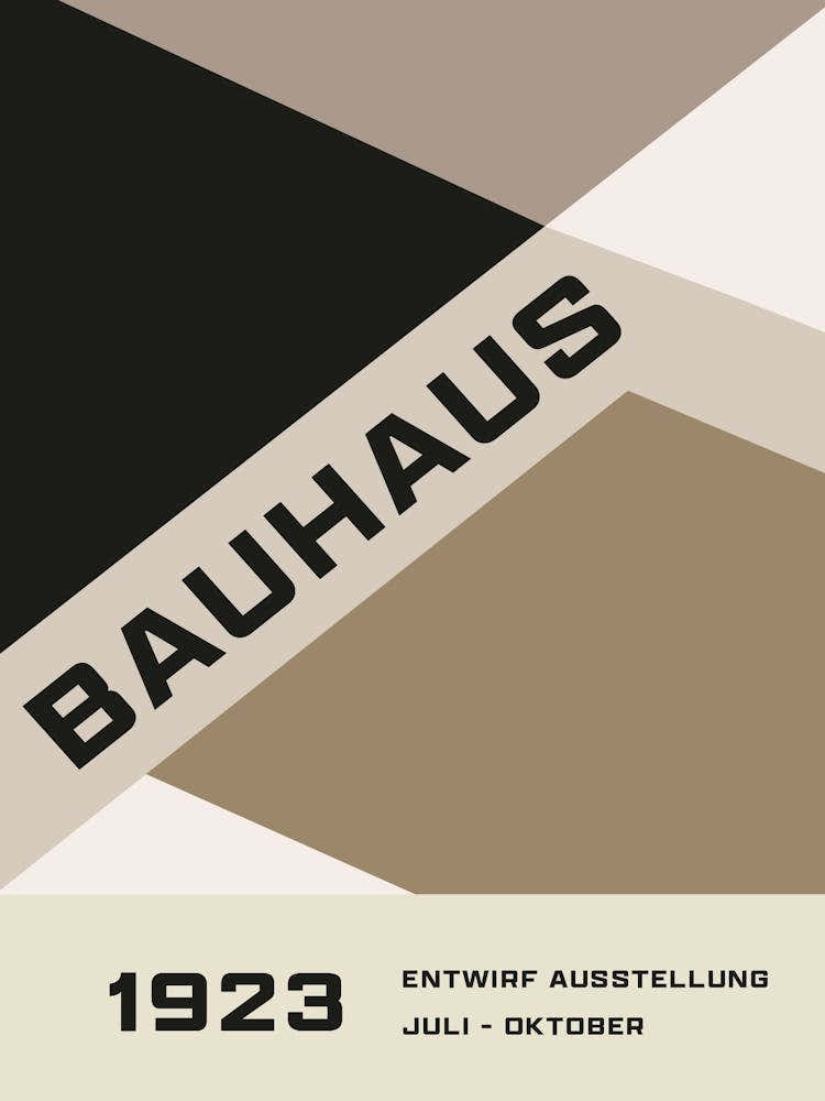 Neutral Bauhaus - Abstract Shapes
