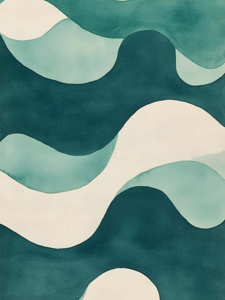 Abstract Wave Painting