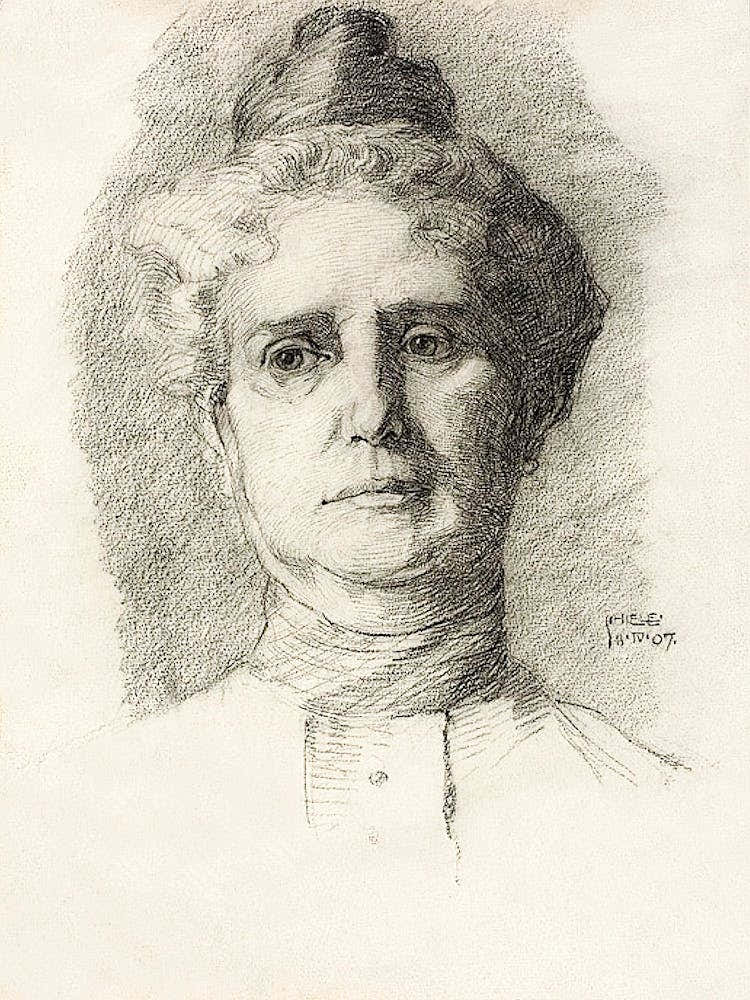 The Artist’S Mother (1907), Egon Schiele