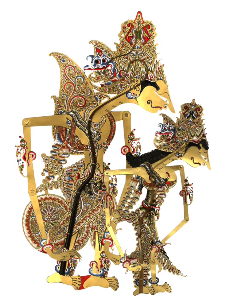 Tribal Java Wayang Ramayana Rama Culture Gold Puppet