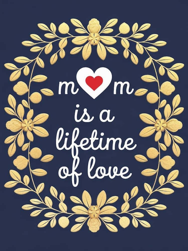 Mom Is A Lifetime Of Love