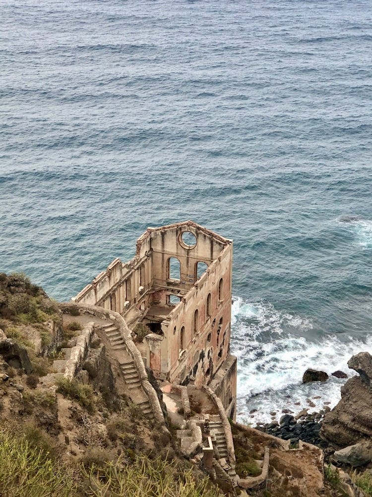 Abandoned Building On The Coast of Tenerife