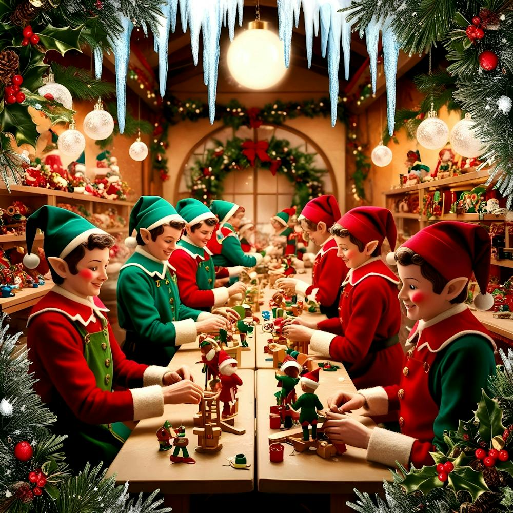 Santa's Busy Workshop