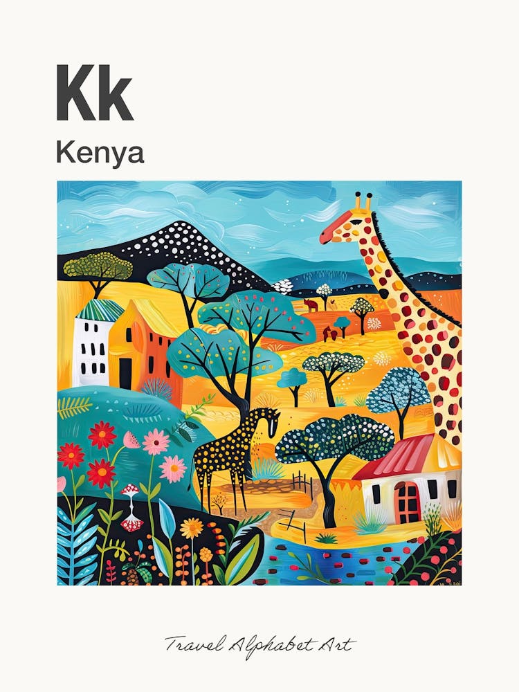 Kids Travel Alphabet  Kenya 2