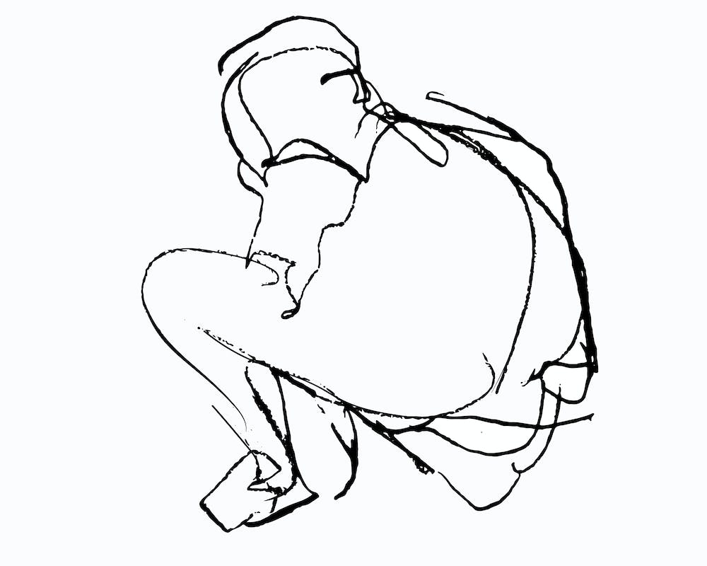 Sitting Figure Sketch