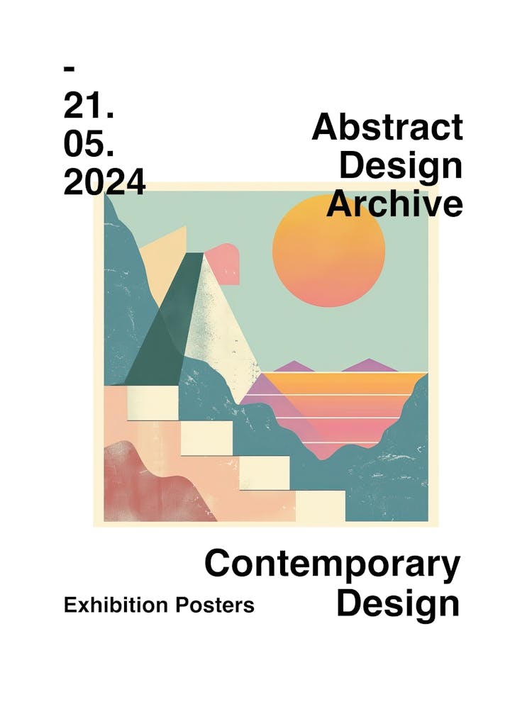 Abstract Design Archive Poster 13