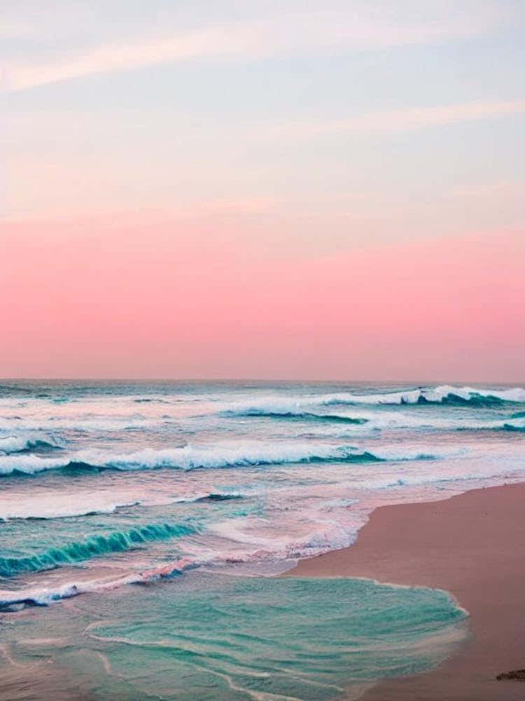 Baga Beach, Goa, India Pink Photography 1