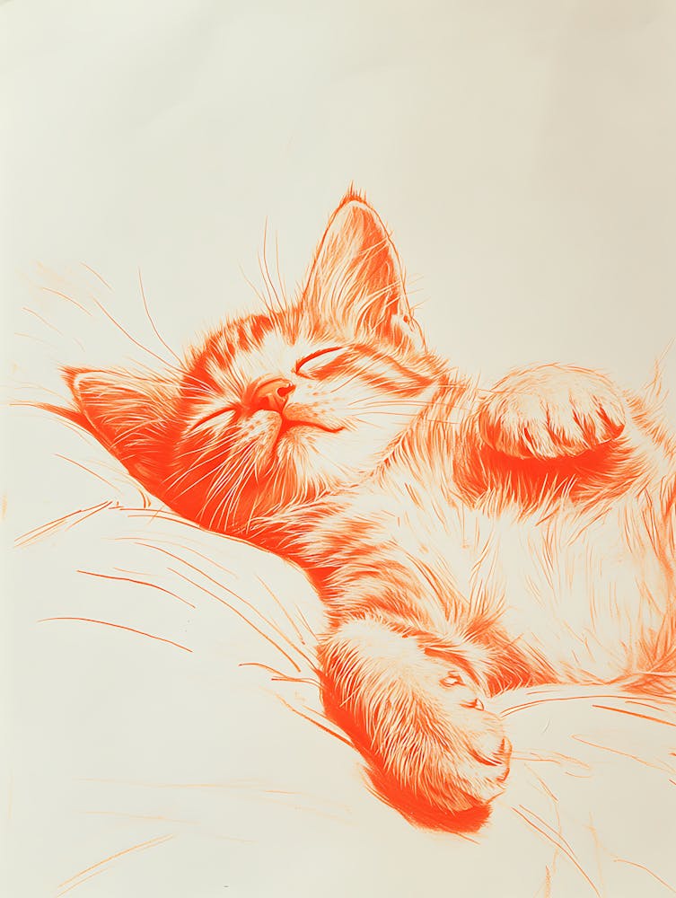 Cat Sleeping 1