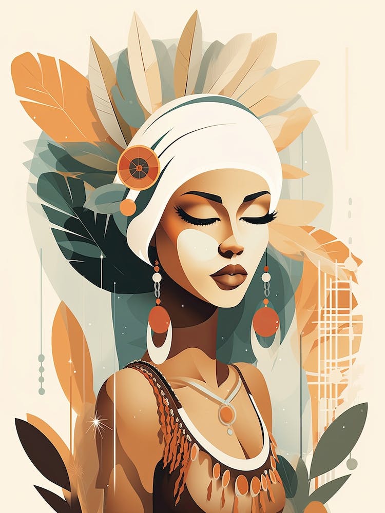 Bloom Body Woman Neutral Colours Boho Style 5