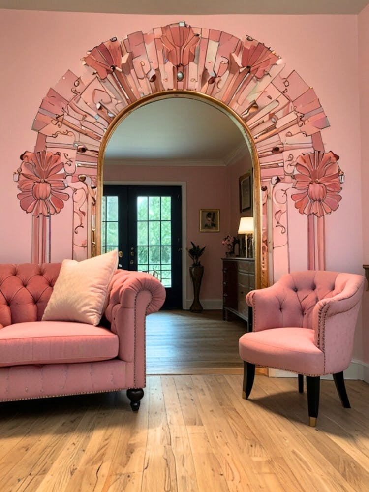 Pink Living Room