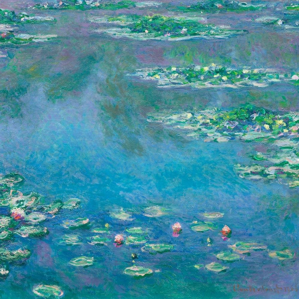 Water Lillies, Claude Monet Square