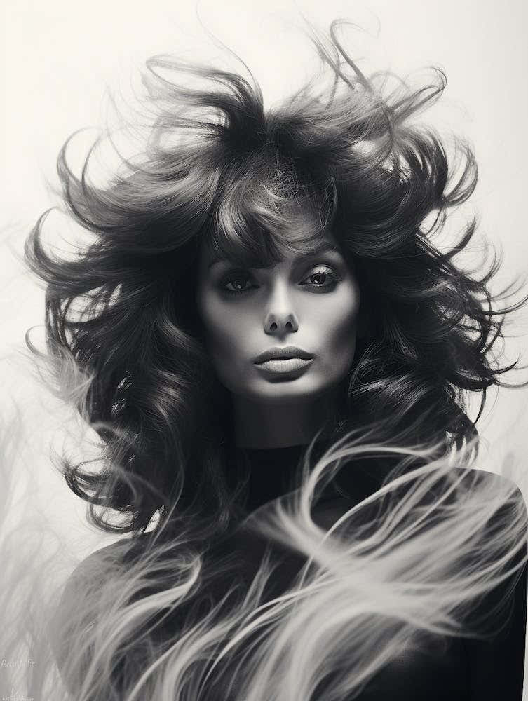 Black And White Photograph Of Sophia Loren 3