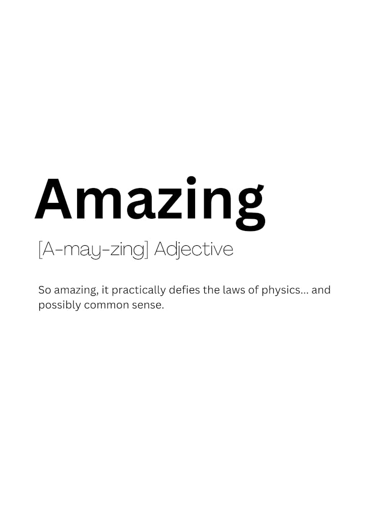 Amazing Definition Meaning