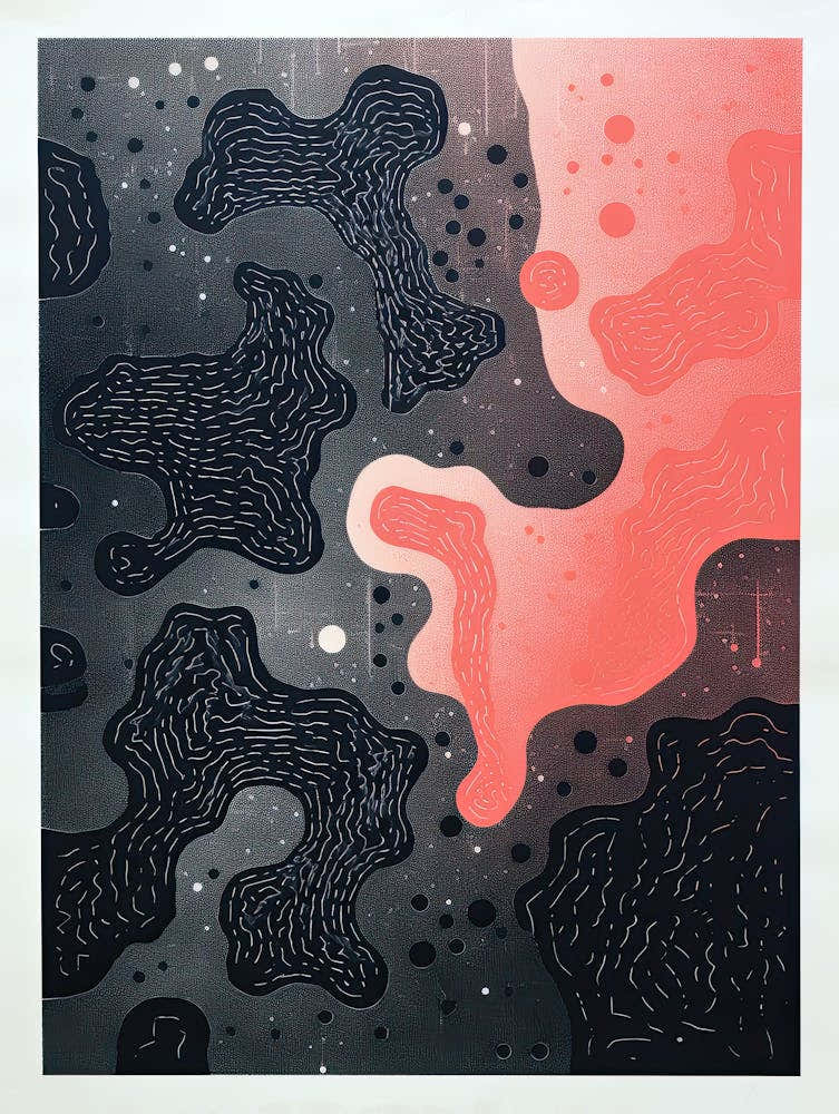 Plasma Currents - Sci Fi Abstract Art