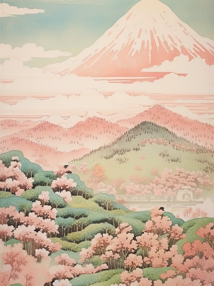 Mount Norikura In Nagano, Japanese Landscape 2