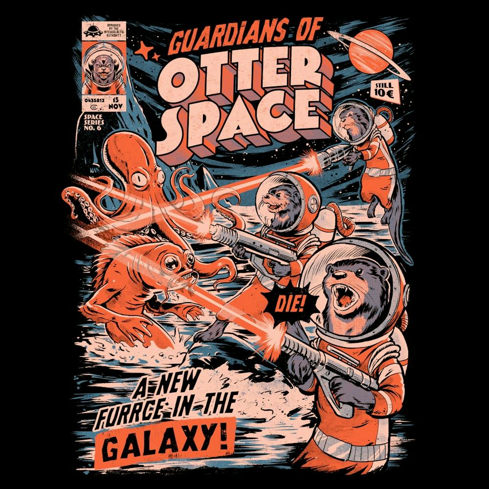 Guardians of Otter Space Funny Retro 1