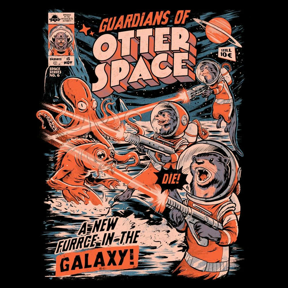 Guardians of Otter Space Funny Retro 1