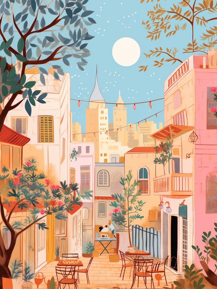 Beirut Lebanon 4 Illustration