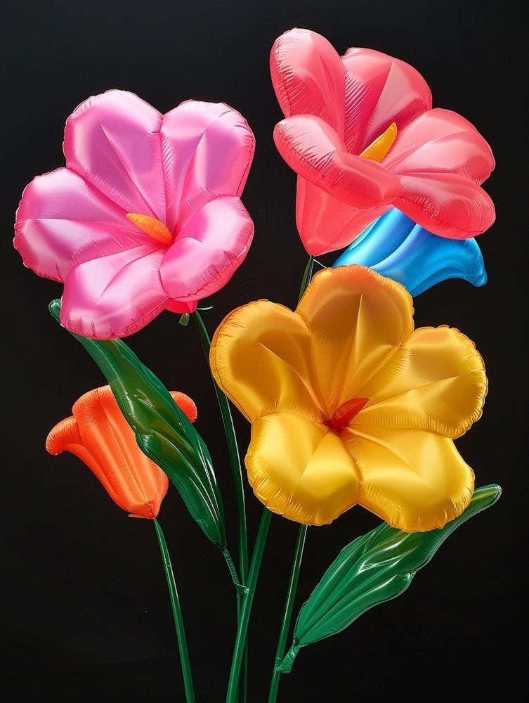 Bright Inflatable Flowers Moonflower 1