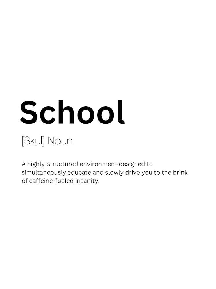School Definition Meaning 1