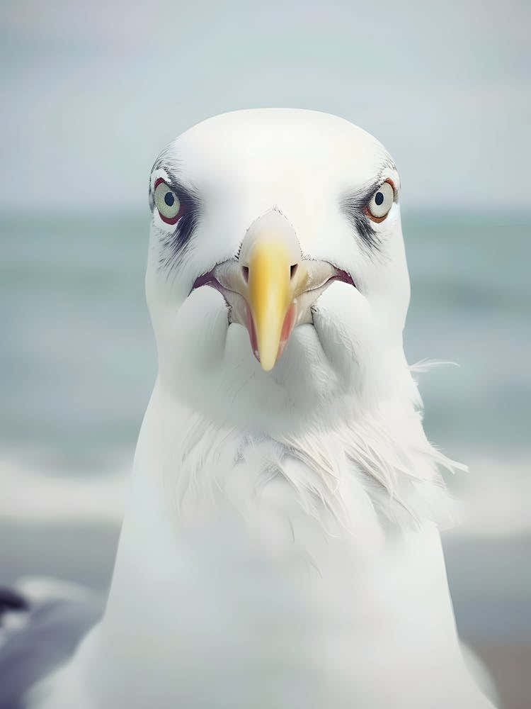 Portrait Of A Seagull