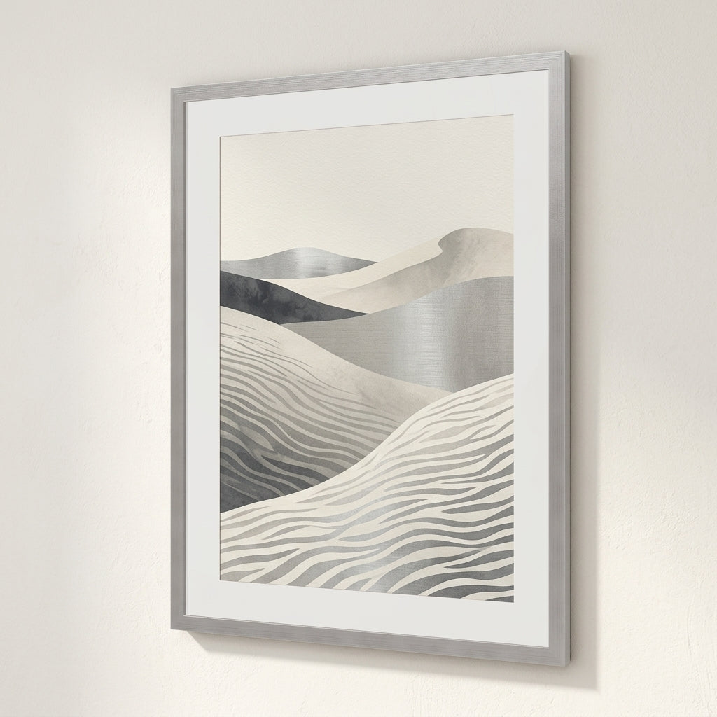 The Beat Frame - Brushed Silver