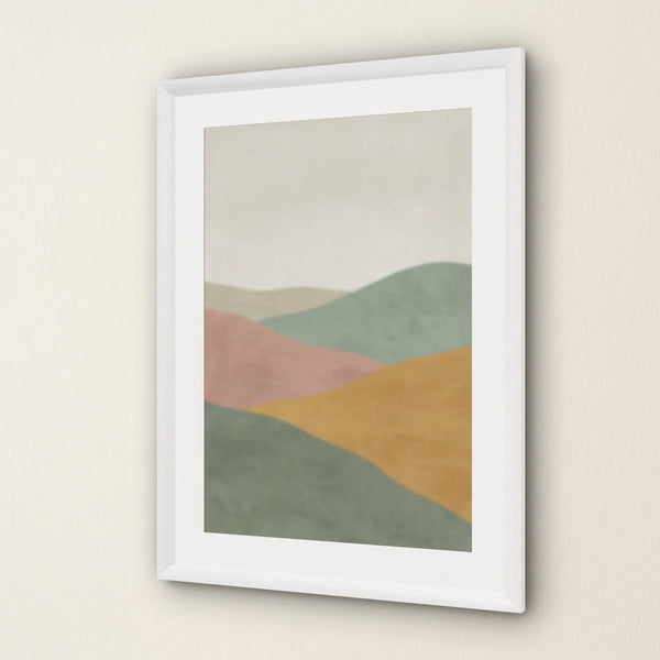 The Curve Frame - White Grain