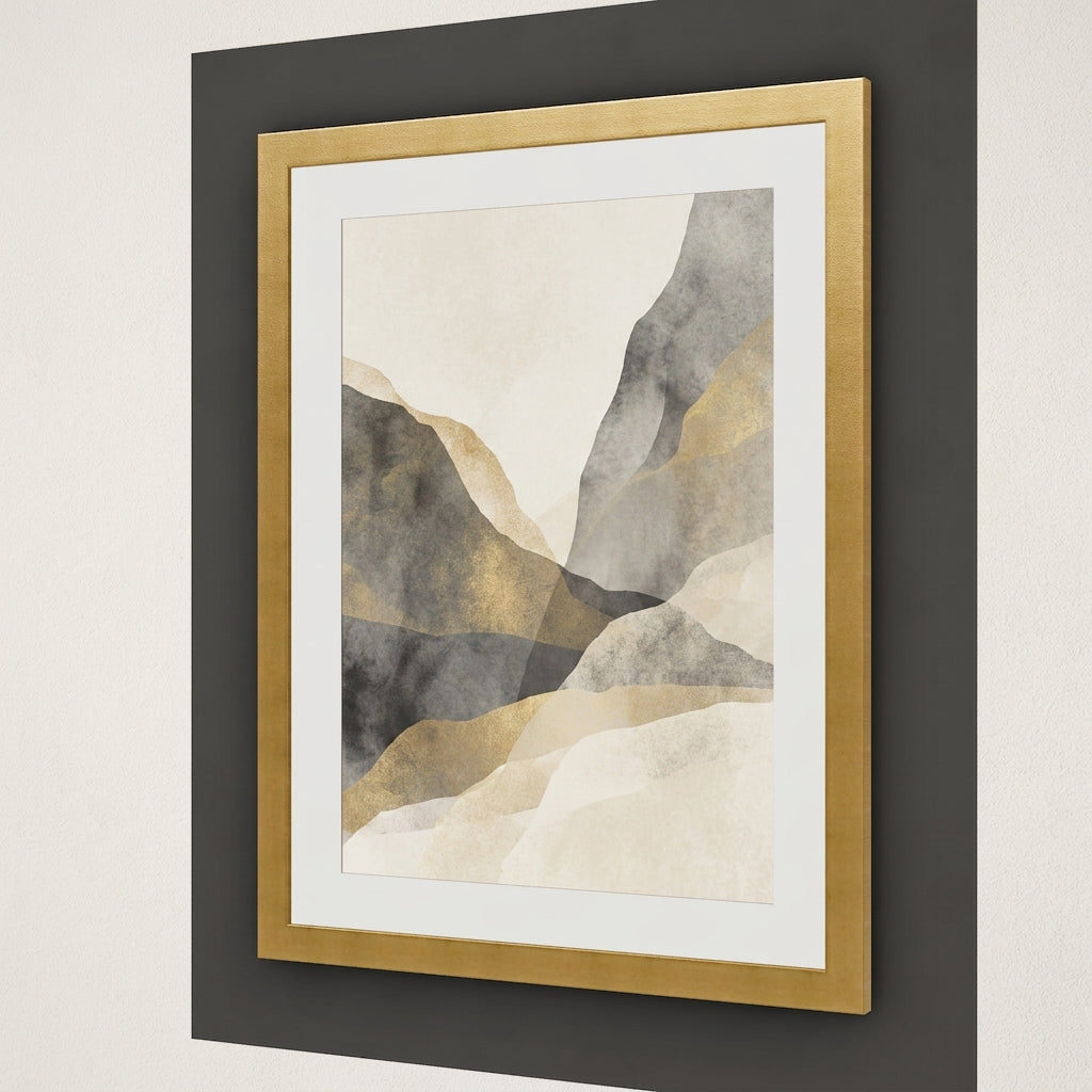 The Vitrine Frame - Distressed Gold