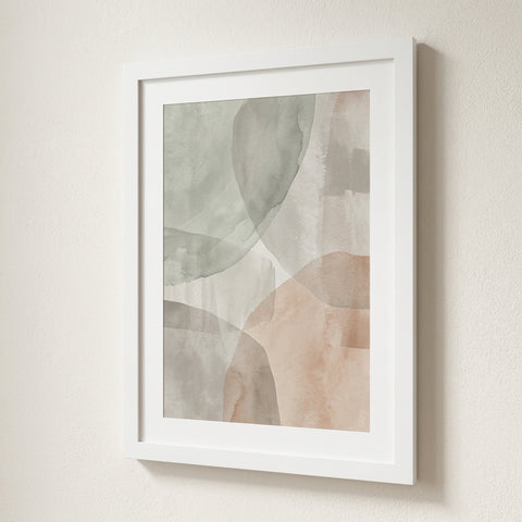 The Vitrine Frame - White Grain