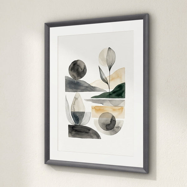 The Pedestal Frame - Black Grain