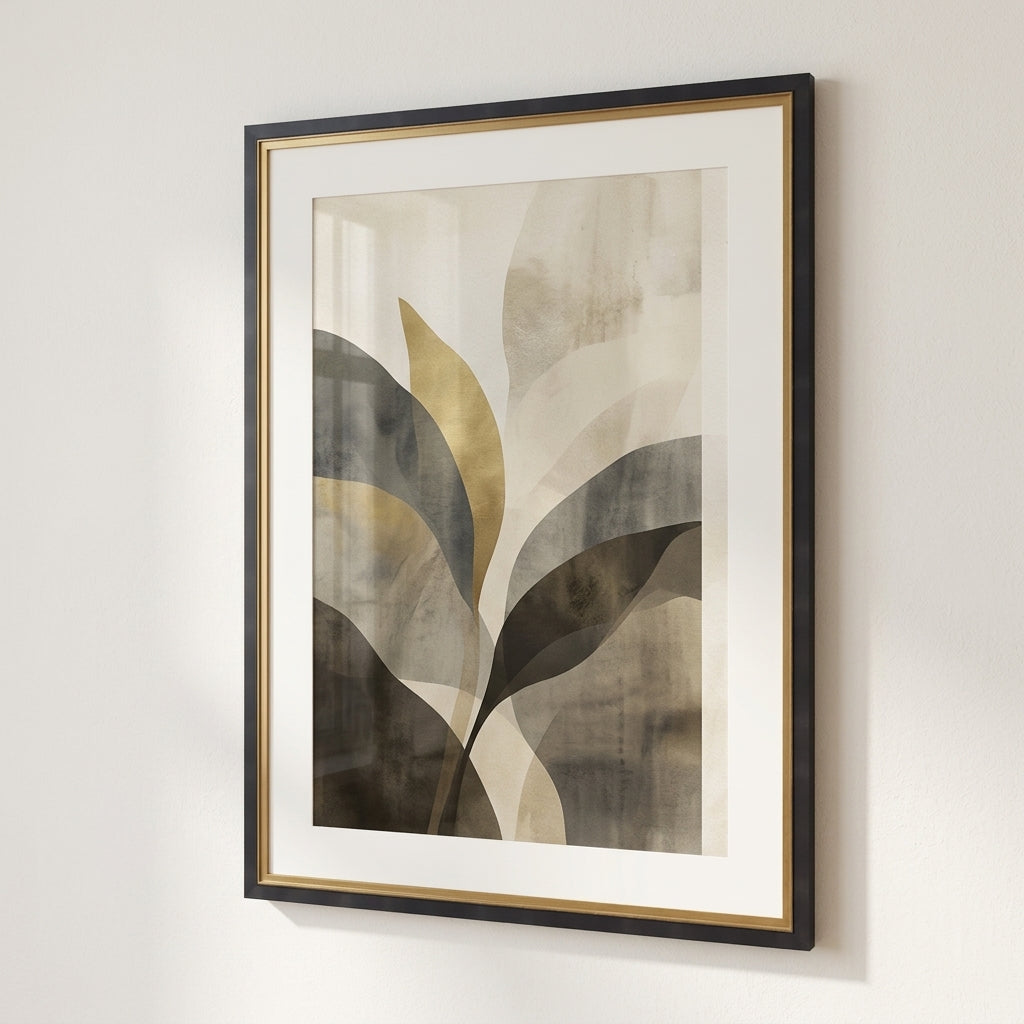 The Step Frame - Black Gold