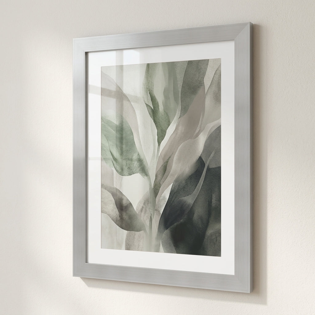 The Grain Frame - Brushed Silver