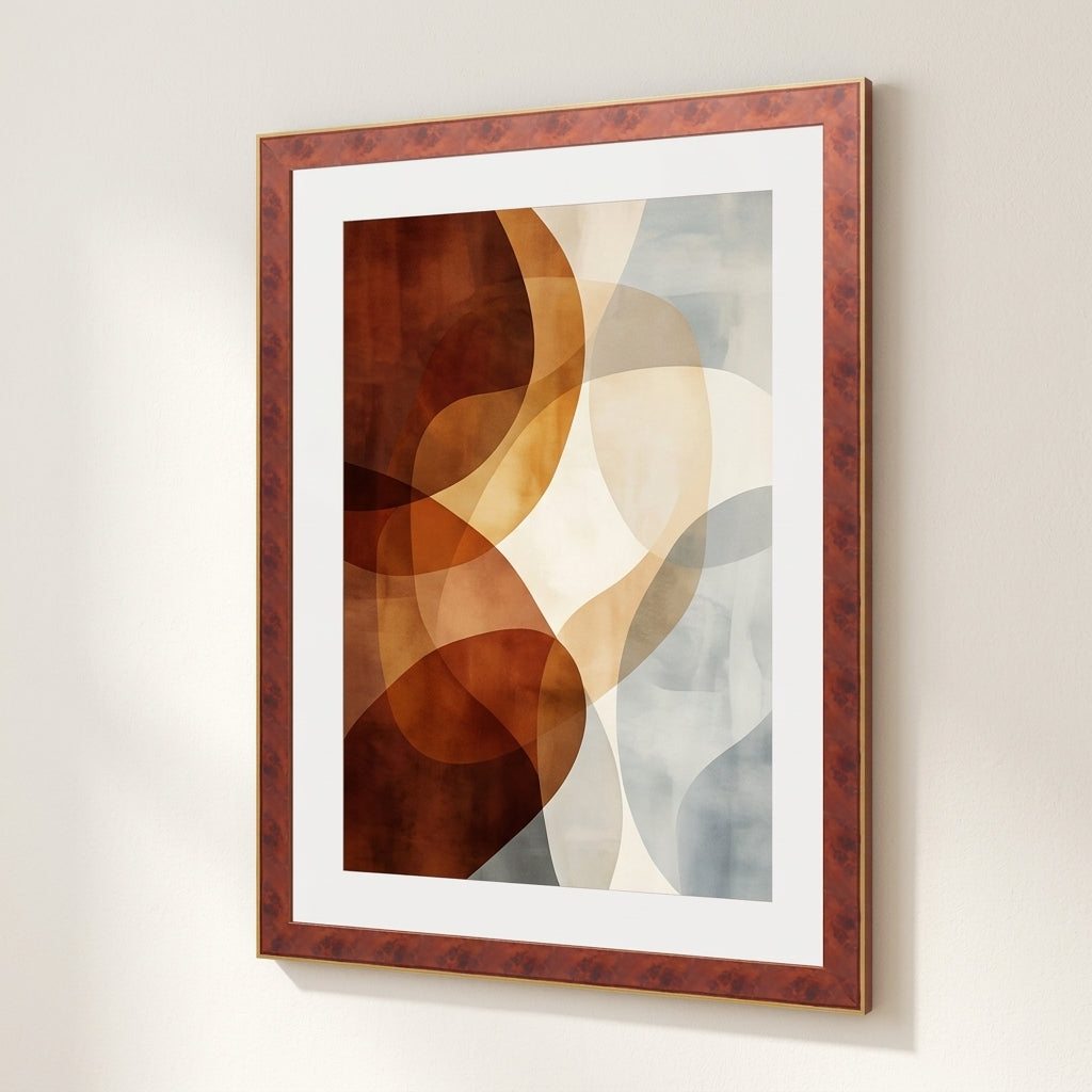 The Fanfare Frame - Gold Walnut